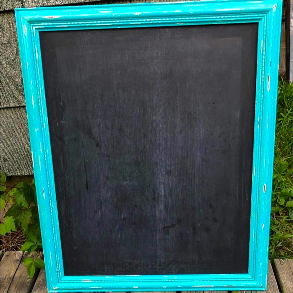 Vintage Handmade Chalkboard/ Message Board Decor